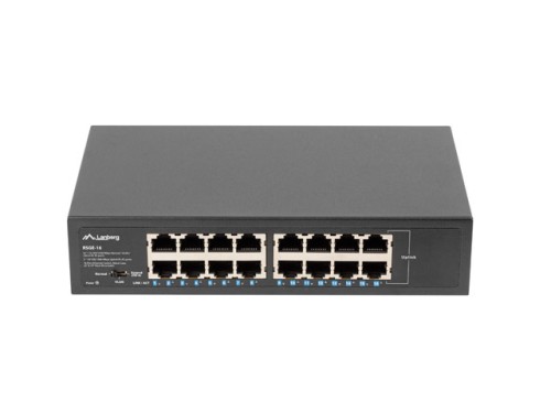 Lanberg Switch RSGE-16 Rack 10"/19" (16-port 1Gb) - 2549897