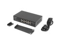 Lanberg Switch PoE+ Rack 10"/19" RSFE-8P-2GE-120 - 1042436