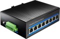 Przełącznik sieciowy/switch Cudy IF1008P (10/100) Czarny - 2248108