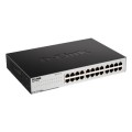 D-Link GO-SW-24G - Niezarządzany - L2 - Gigabit Ethernet (10/100/1000) - Pełny dupleks - Montaż w szafie - 1U - 2549927