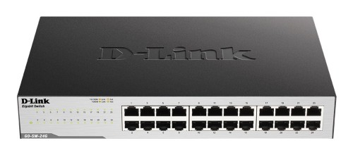 D-Link GO-SW-24G - Niezarządzany - L2 - Gigabit Ethernet (10/100/1000) - Pełny dupleks - Montaż w szafie - 1U - 2549927