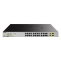 D-Link DGS-1026MP łącza sieciowe Nie zarządzany Gigabit Ethernet (10/100/1000) Obsługa PoE Czarny, Szary - 1889946