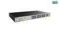 D-Link DGS-1026MP łącza sieciowe Nie zarządzany Gigabit Ethernet (10/100/1000) Obsługa PoE Czarny, Szary - 2550011