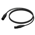 PROCAB KABEL MĘSKI ZŁĄCZE XLR – ŻEŃSKIE ZŁĄCZE XLR, ULTRAFLEX™, 0,5 M - 2481562