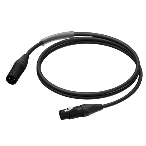 PROCAB KABEL MĘSKI ZŁĄCZE XLR – ŻEŃSKIE ZŁĄCZE XLR, ULTRAFLEX™, 0,5 M - 2481562