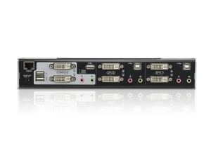 ATEN CS1642A przełącznik KVM Możliwości montowania w stelażu Czarny, Srebrny