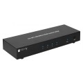 Techly IDATA DP-KVM4 przełącznik KVM Możliwości montowania w stelażu Czarny - 1125589