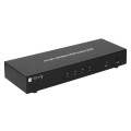 Techly IDATA DP-KVM4 przełącznik KVM Możliwości montowania w stelażu Czarny - 1462965