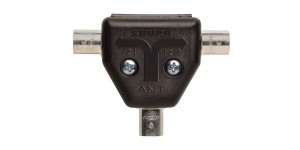 Shure UA221 rozgałęźnik kablowy Rozgałęźnik/łącznik kabla Czarny