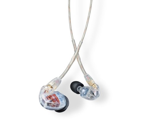 SE535-CL-EFS - Słuchawki douszne, trzy przetworniki, odłączany kabel, przezroczyste - 2543603