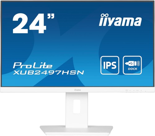 Płaski ekran iiyama 24 XUB2497HSN-W2 HDMI DP USB USB-C - 60,5 cm - 2551090