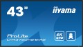iiyama ProLite Płaski panel Digital Signage 108 cm (42.5") LCD Wi-Fi 500 cd/m2 4K Ultra HD Czarny Procesor wbudowany Android 11 24/7 - 2551824
