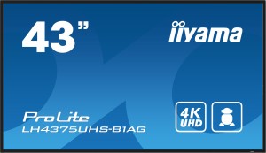 iiyama ProLite Płaski panel Digital Signage 108 cm (42.5") LCD Wi-Fi 500 cd/m2 4K Ultra HD Czarny Procesor wbudowany Android 11 24/7