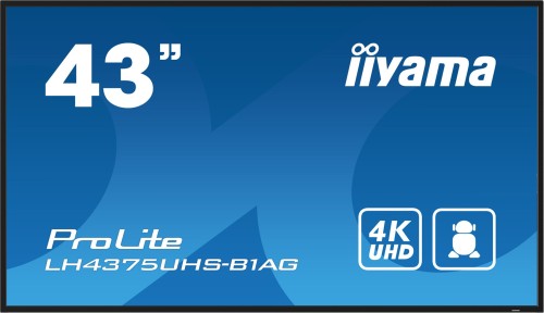 iiyama ProLite Płaski panel Digital Signage 108 cm (42.5") LCD Wi-Fi 500 cd/m2 4K Ultra HD Czarny Procesor wbudowany Android 11 24/7 - 2551824