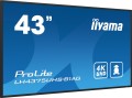 iiyama ProLite Płaski panel Digital Signage 108 cm (42.5") LCD Wi-Fi 500 cd/m2 4K Ultra HD Czarny Procesor wbudowany Android 11 24/7 - 2551826