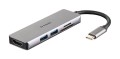D-Link DUB-M530 stacja dokująca Przewodowa USB 3.2 Gen 1 (3.1 Gen 1) Type-C Aluminium, Czarny - 2554155