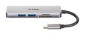 D-Link DUB-M530 stacja dokująca Przewodowa USB 3.2 Gen 1 (3.1 Gen 1) Type-C Aluminium, Czarny - 1145654