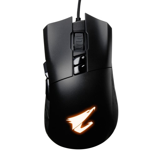 GIGABYTE AORUS M3 myszka Gaming Po prawej stronie USB Typu-A Optyczny 6400 DPI - 2554299