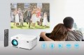 Projektor rzutnik LED + pilot Technaxx 50W, wbudowany głośnik (biały) - 2555700