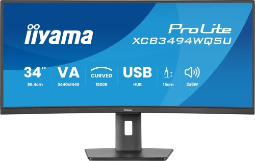 Monitor iiyama XCB3494WQSU-B1 34" - Płaski ekran - 86,4 cm - 2551806
