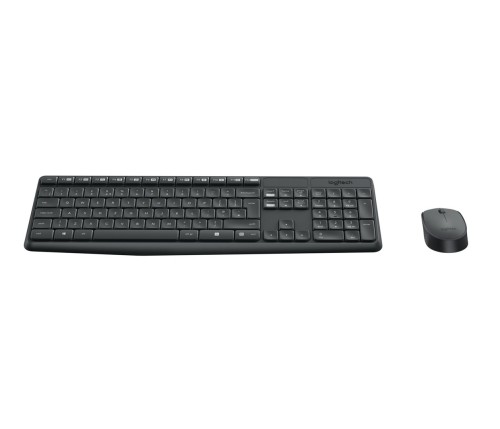 Logitech Klawiatura MK235 Wireless KBD+Mouse Grey CZ - 2554211