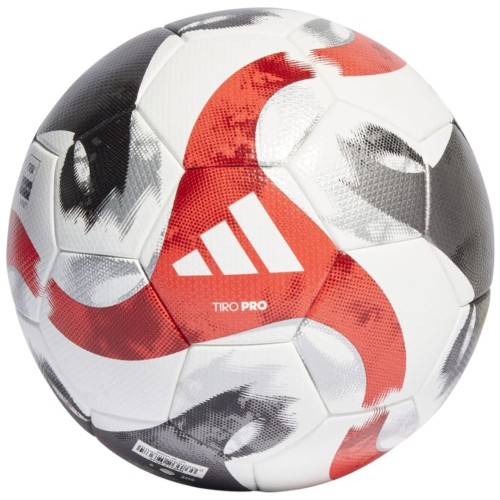 Piłka nożna Adidas Tiro Pro biało-szaro-czerwona - 2333633