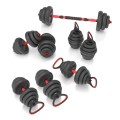 Zestaw ciężarów 6w1 HMS SGN120 (sztanga, sztangielki i kettlebell) 20kg - 2171808