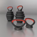 Zestaw ciężarów 6w1 HMS SGN120 (sztanga, sztangielki i kettlebell) 20kg - 2171811
