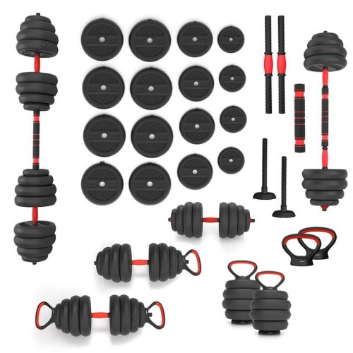 ZESTAW CIĘŻARÓW 6W1 HMS SGN140 (SZTANGA, SZTANGIELKI I KETTLEBELL) 40KG - 2263298