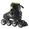 ŁYŻWOROLKI NILS EXTREME NH18191 2W1 CZARNO-LIMONKOWE ROZM. M (34-38) Z WYMIENNĄ PŁOZĄ HOKEJOWĄ - 2277171