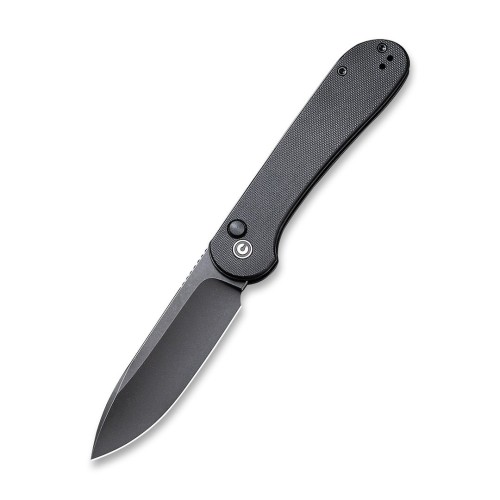 Nóż CIVIVI Button Lock Elementum All Black G10 - 2555487
