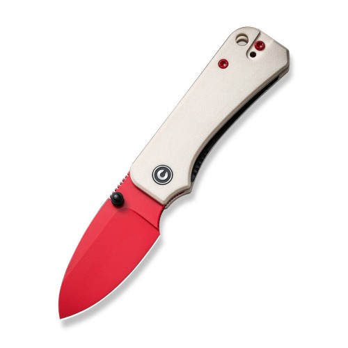 Nóż CIVIVI Baby Banter Ivory G10 Red C19068S-7 - 2555489