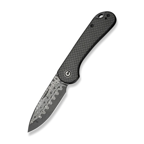 Nóż CIVIVI Elementum Slip Joint Damast CF - 2555501