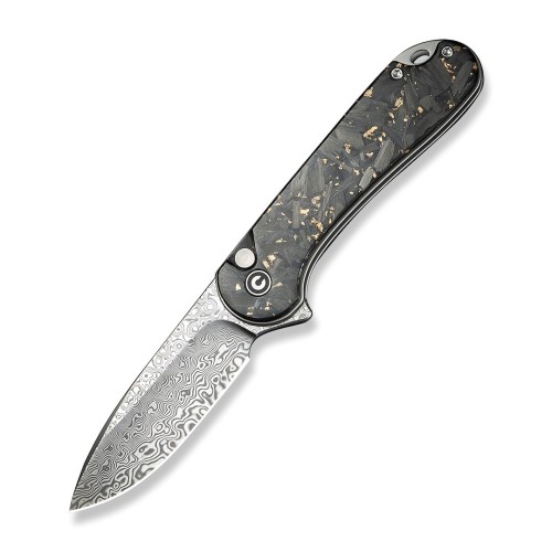 Nóż CIVIVI Button Lock Elementum II Damast CF - 2555505