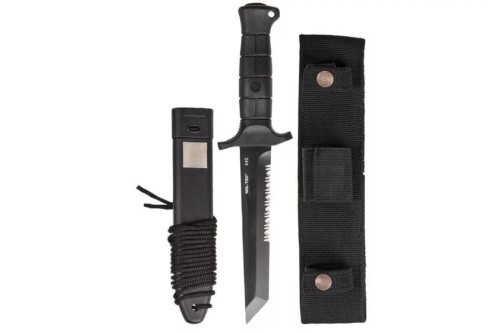 Nóż Mil-Tec German Combat Knife Black 2000 stal 440 - 2555514