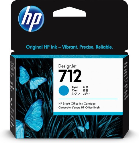 HP 712 29-ML CYAN DESIGNJET INK/CARTRIDGE - 2238302