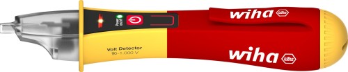 Wiha 43798 detektor napięcia sieciowego 90 - 1000 V Czerwony, Żółty - 2557642