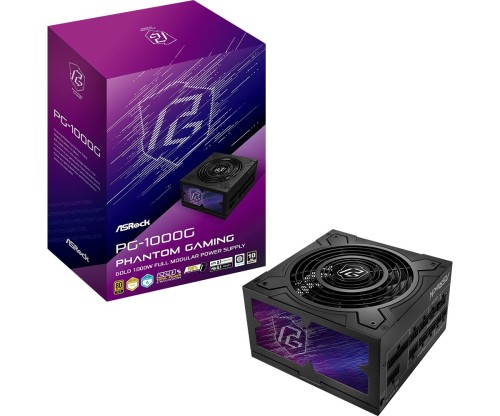 Zasilacz ASRock PHANTOM GAMING 1000W 80 Plus Gold - 2558119