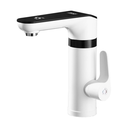 Przepływowy podgrzewacz wody - bateria stojąca biała - 2580364