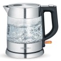 SEVERIN CZAJNIK ELEKTR. SZKŁO-STAL, POJ. 1 L, ZAKRYTA GRZAŁKA, FILTR ANTYWAPNIOWY, LAMPKA KONTROLNA, MOC 2200W WK3468 - 2580515