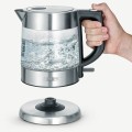 SEVERIN CZAJNIK ELEKTR. SZKŁO-STAL, POJ. 1 L, ZAKRYTA GRZAŁKA, FILTR ANTYWAPNIOWY, LAMPKA KONTROLNA, MOC 2200W WK3468 - 2580520