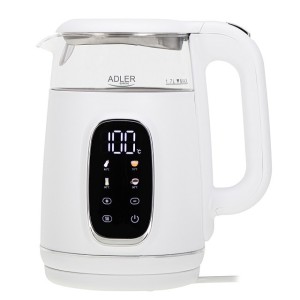 Czajnik elektryczny ADLER AD 1305 biało-srebrny
