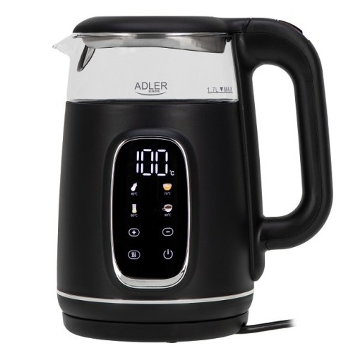 Czajnik elektryczny ADLER AD 1305 czarno-srebrny - 2580658