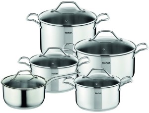 Zestaw garnków Tefal A702SC84 (1,3 litra, 2 litry, 2,9 litra, 4,9 litra, 6 litrów)