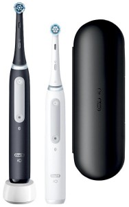 Szczoteczka elektryczna Oral-B iO4 Duo Matt Black/W (WYPRZEDAŻ)