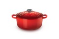 Le Creuset Signature Roaster okrągły 22cm wiśniowy - 2583042