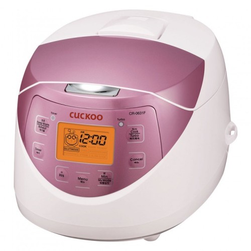 Kuchenka do ryżu z kukułką 1008ml biało-różowa CR-0631F - 2583055