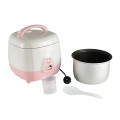 Kuchenka do ryżu z kukułką 1000ml biało-różowa CR-0632 - 2583062