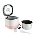 Kuchenka do ryżu z kukułką 1000ml biało-różowa CR-0632 - 2583063