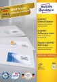 Avery 3666 samoprzylepne etykiety Prostokąt Na stałe Biały 6500 szt. - 2583558